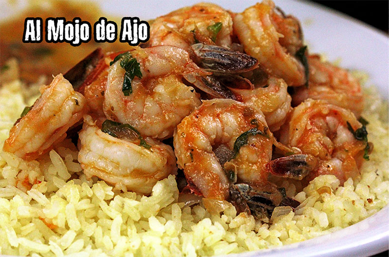 Foto - Camarones Al Mojo De Ajo