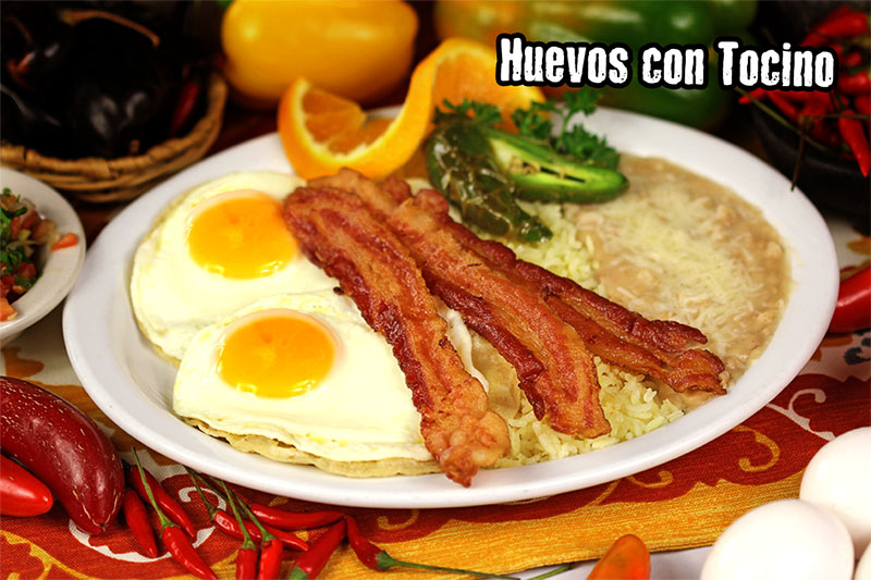 Foto - Huevos con Tocino